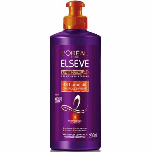 Creme para Pentear Elseve Supreme Control 4D L’Oréal 250ml
