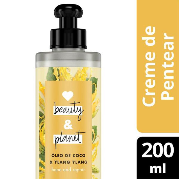 Creme para Pentear Hope And Repair Óleo de Coco Ylang Ylang Love Beauty And Planet 200ml