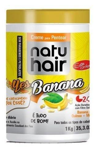 Creme para Pentear Natu Hair Banana 1kg