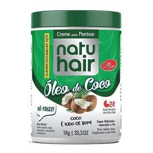 Creme para Pentear Natu Hair Óleo de Coco 1kg - Natuhair