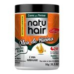 Creme Para Pentear Natu Hair Óleo De Rícino 1kg