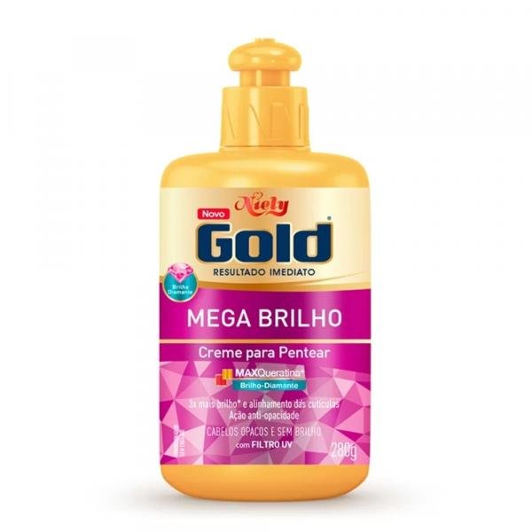 Creme para Pentear Niely Gold Mega Brilho - 280g
