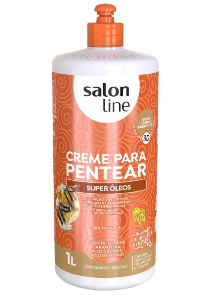 Creme para Pentear Super Óleos Salon Line 1Litro