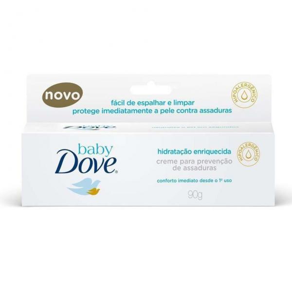 Creme para Prevenção de Assaduras Baby Dove Hidratação Enriquecida - 90g - Unilever