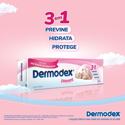 Creme Prevenção de Assaduras Dermodex Prevent 30g