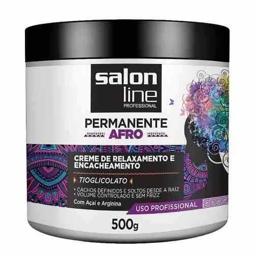 Creme Relaxamento Permanente Afro Salon Line 500g
