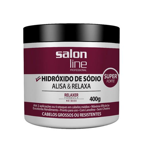Creme Relaxante Hidróxido de Sódio Super Salon Line 400g