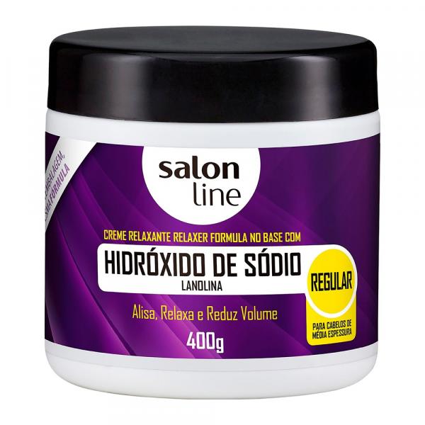 Creme Relaxante Sódio Salon Line Regular 400g