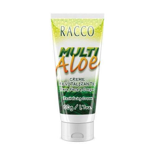 Creme Revitalizante para Face e Corpo Multi Aloe 50g - Racco (1185)