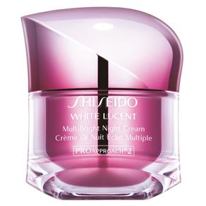 Creme Suavizante Iluminador Facial Shiseido - White Lucent Multibright Night Cream 50ml