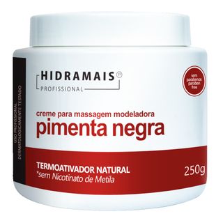 Creme Termoativado Hidramais - Pimenta Negra 250g