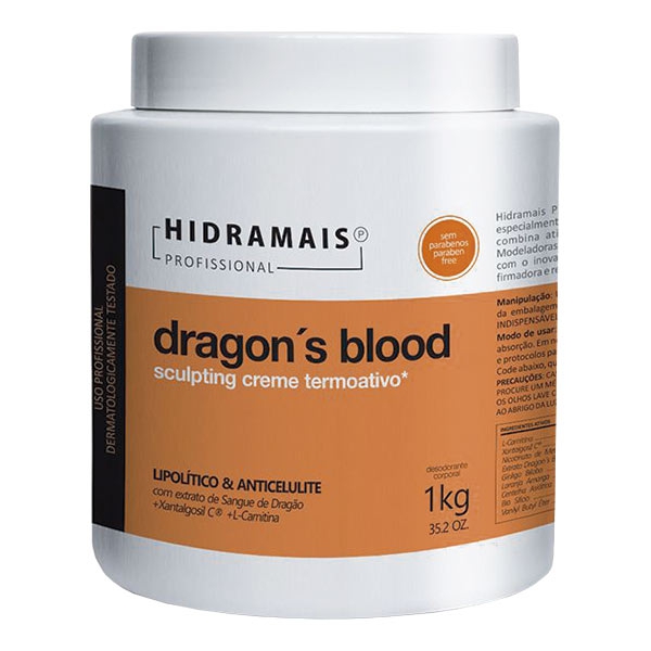 Creme Termoativo 1kg Dragon's Blood Hidramais