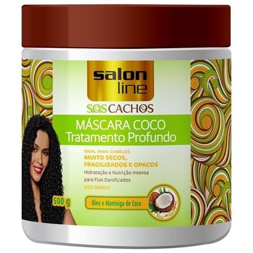 Creme Tratamento Salon Line 500g Sos Coco
