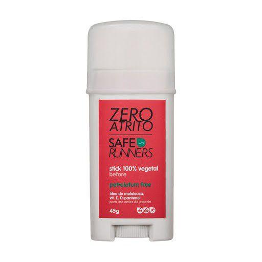 Creme Zero Atrito Safe Runners Stick 100% Vegetal 45g