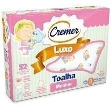 Cremer Luxo Toalha Infantil Estampada Menina C/3 (Kit C/03)