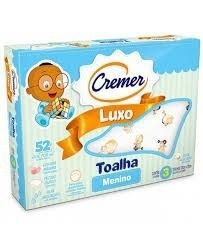 Cremer Luxo Toalha Infantil Estampada Menino C/3 (Kit C/12)