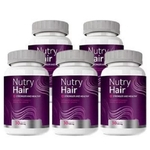 Crescimento E Vitamina Para Cabelo Nutry Hair Original - 5 Un