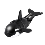 Funny cute Lovely crianças flexível preto Brinquedo Balneares Orca Peixe Mergulho