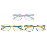 Crianças à Moda Anti Luz Azul Macio Silicone Quadro óculos De Olho 3 Pçs