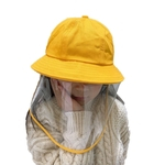 Crianças Anti gotículas amarelas Crianças Hat Protective Cap Com Protecção Facial sunproof Dustproof