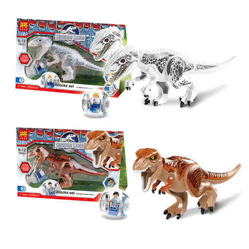 Crianças Dinosaur Building Blocks criativa Puzzles Forma presentes brinquedos em miniatura para meninos