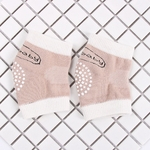 Crianças Malha bonito Terry Cartas Cotton dispensação Anti-Slip Pads joelho cotovelo Socks para o bebê