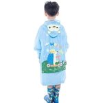 Crianças Waterproof Raincoat padrão bonito com Reflective Stripes Raincoat
