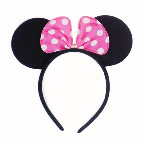 Criativa Ear bonito Menina encantadora mouse Bow Ears Clipe headdress for Girls Decoração