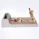 Criativa Horizontal Type Cat Cat Risco Conselho cocar Mat Pet Toy Cuidados Garra (Conter Catnip)