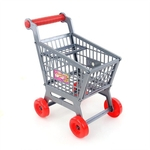 Criativa minimercado Handcart carrinhos de compras Brinquedos Folding Mini Compras Cesta Brinquedos para Crianças