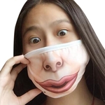 Criativa perniciosa Mouth máscara anti-pó máscaras Quente