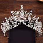 Cristal Casamento Coroa Nupcial Tiara Headdress Strass Decoração Do Cabelo Jóias