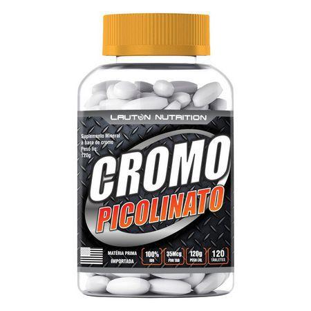 Cromo Picolinato 1000mg 120 Tabletes - Lauton Nutrition