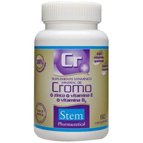 Cromo - Stem Pharmaceutical - Sem Sabor - 60 Comprimidos