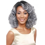 Cross-Border Foreign Trade European And American-Style Womens Short Curly Hair Grandma Gray Chemical Fiber Wig Manufacturers Custom Support
