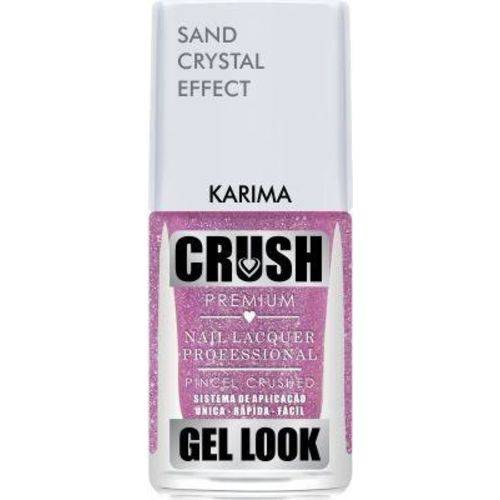 Crush Gel Look Esmalte Sand Crystal Effect Karima