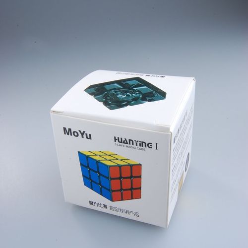 Cube velocidade 3x3x3 YJ Moyu Huanying Preto enigma feriado Twisty