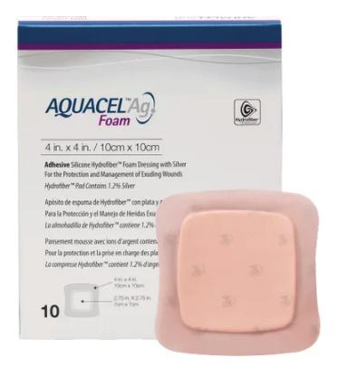 Curativo Aquacel AG Foam 12,5 X 12,5 Und. 420627 - Convatec