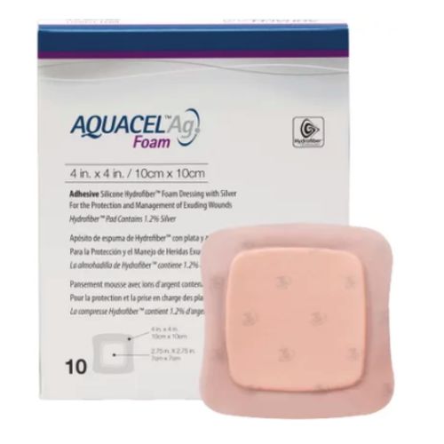 Curativo Aquacel Ag Foam 17,5 X 17,5 Cm Und. 420628 - Convatec