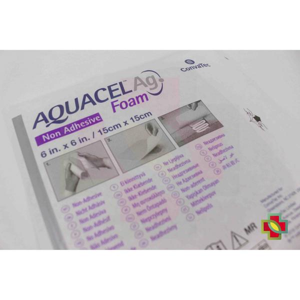 Curativo Aquacel Ag Foam 15 X 15 Und 420645 - Convatec