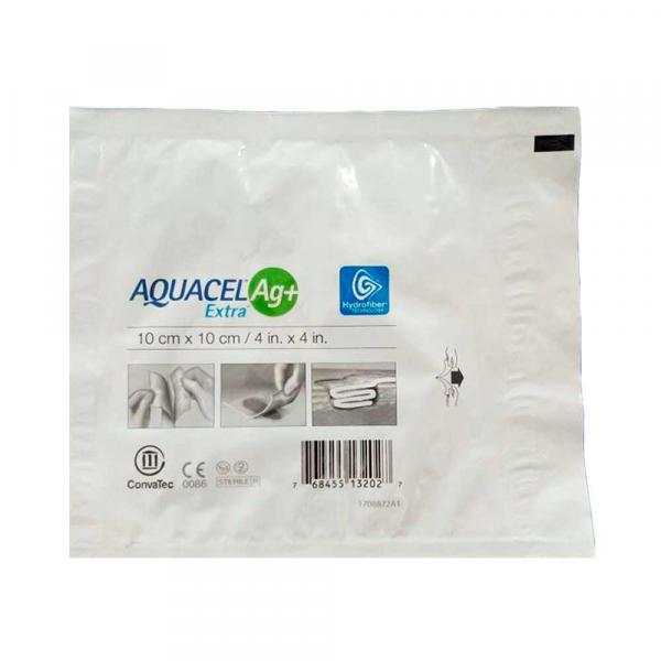 Curativo Aquacel Extra Ag+ 10 X10cm Convatec