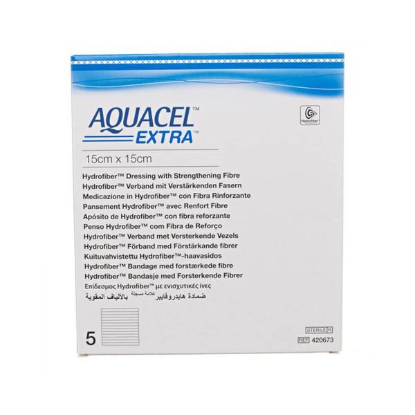Curativo Aquacel Extra AG 15 X 15 Cm (Caixa C/ 10 Und.) 420678 - Convatec