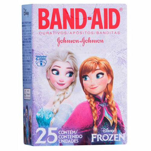 Curativo Band-aid Decorado Frozen 25unidades -caixa