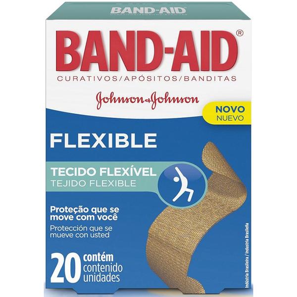 Curativo Band-Aid Flexible 20 Unidades