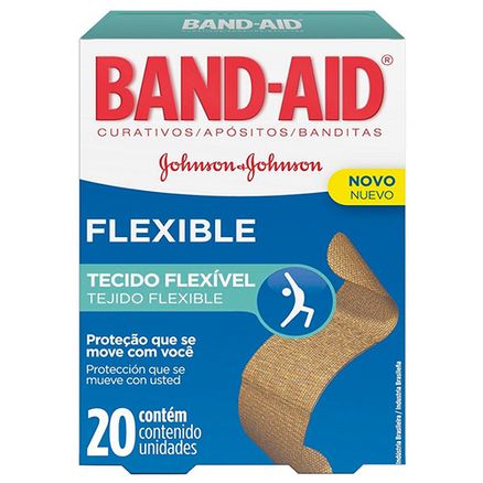 Curativo Band Aid Flexible 20un