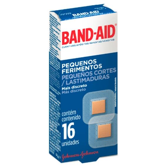 Curativo Band-Aid Pequenos Ferimentos Johnsons 16 Unidades - JOHNSONS