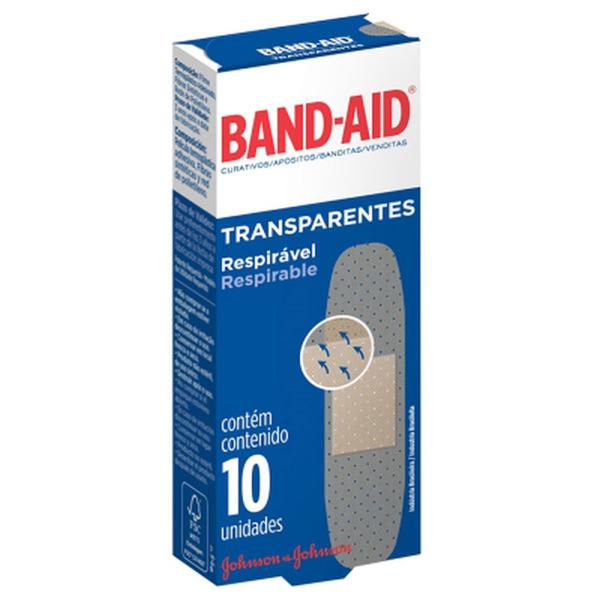 Curativo Band-aid Transparente 10 Unidades - Johnson Johnson