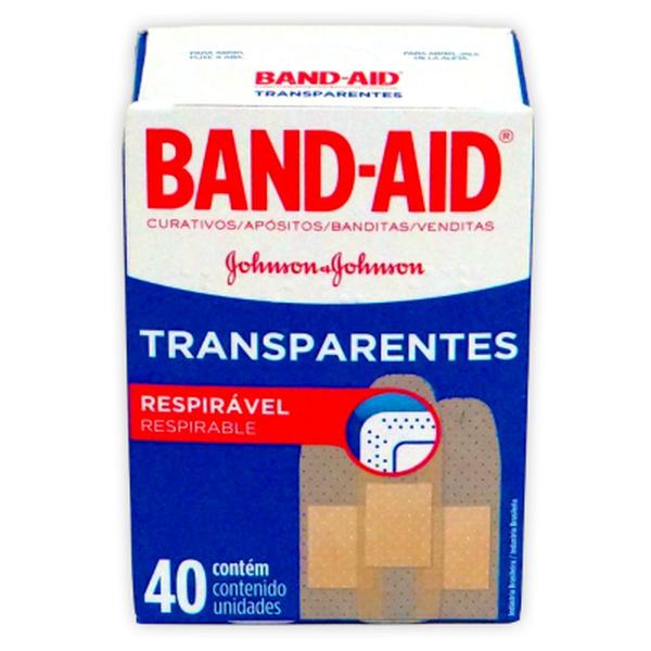 Curativo Band-aid Transparente 40 Unidades - Johnson Johnson