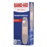 Curativo Band-Aid Transparente c/ 10 Unidades