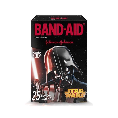 Curativo Johnson's Band-Aid Decorado Star Wars C/ 25 Unidades
